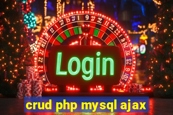 crud php mysql ajax